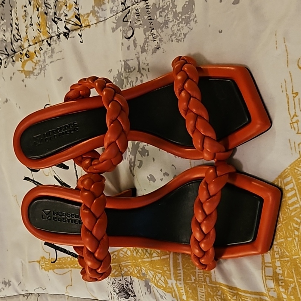 Mercedes Castillo braided high heel sandals